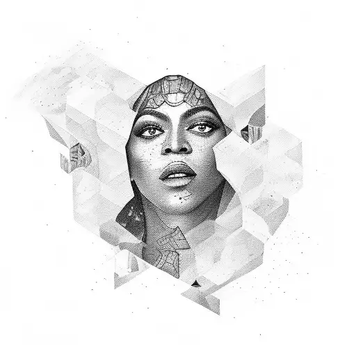 beyonce heated tattoo design idea