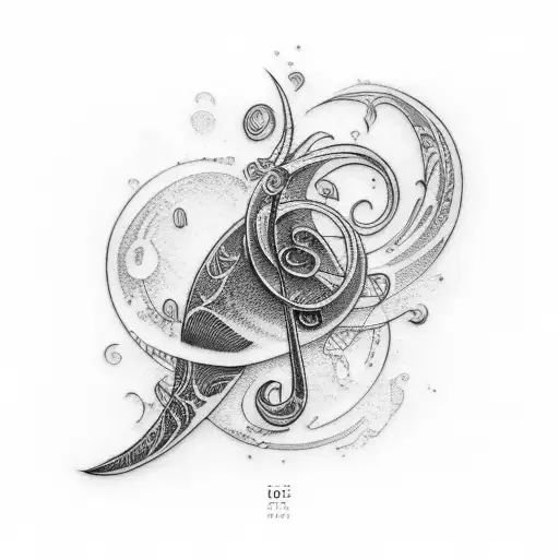 bass clef shoulder tattoo tattoo design idea