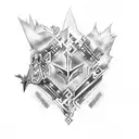 kingdom hearts tattoo design idea