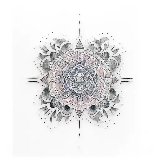 water ripple tattoo design idea