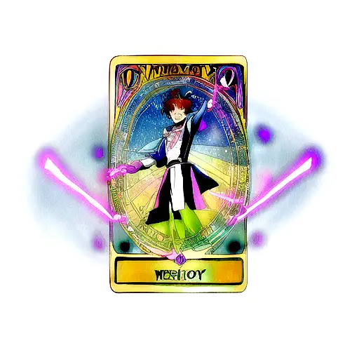 HISOKA MORROW AS A TAROT CARD THE MAGICIAN tattoo design idea