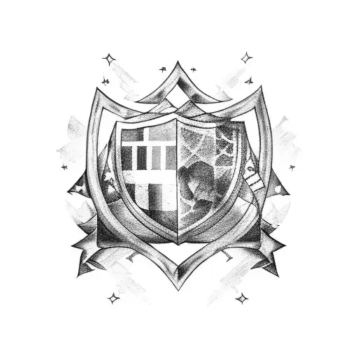 Copa Libertadores de America + Escudo de Club Atletico Boca Juniors tattoo design idea