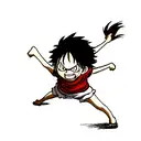 Luffy tattoo design idea