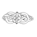 a celtic knot ring tattoo design idea
