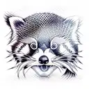 red panda tattoo design idea