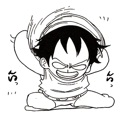 luffy tattoo design idea