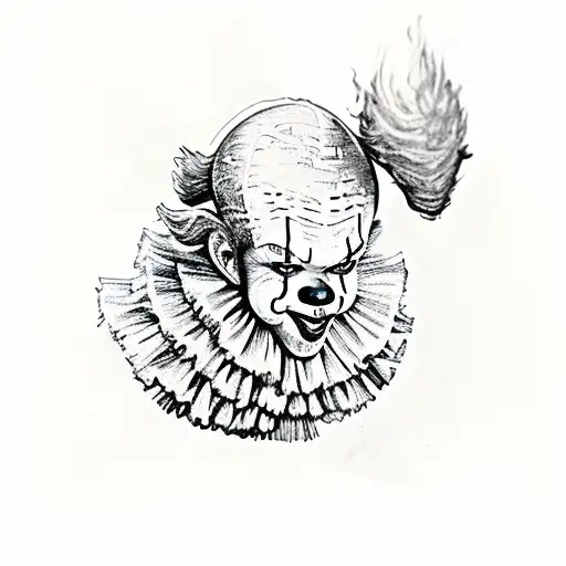 pennywise 1986 tattoo design idea