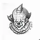 pennywise 1986 tattoo design idea