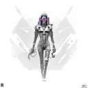 cyberpunk edgerunner Rebecca  tattoo design idea