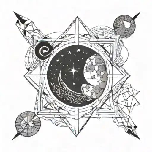 show no love you to the moon tattoo design idea