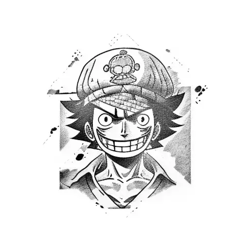 luffy tattoo design idea