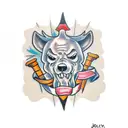 john wick tattoo design idea