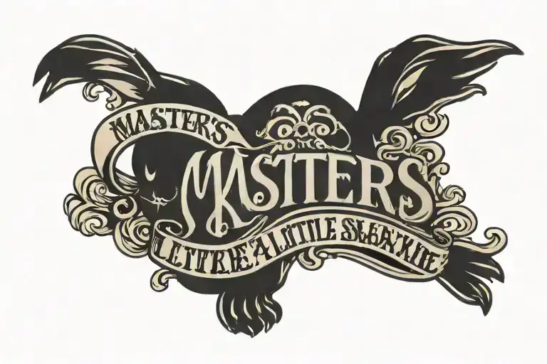  sluty womb tattoo saying " masters little bunny slave  tattoo design idea