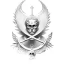 saint michael tattoo design idea