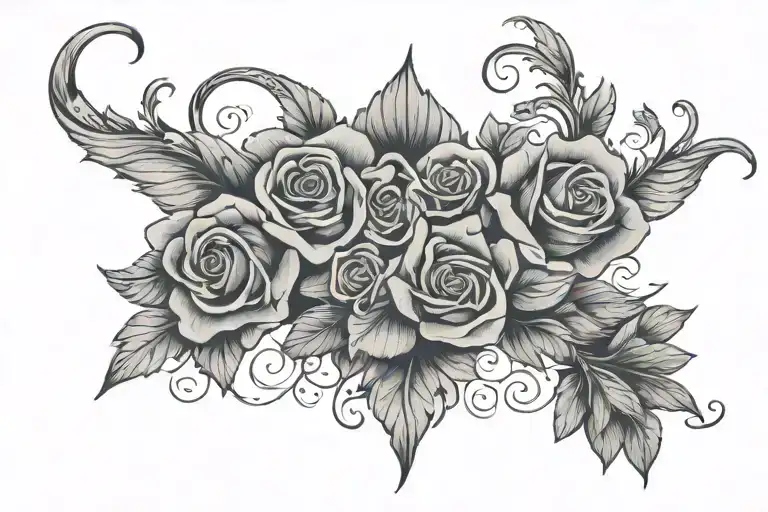 Abby Sophia in cursive tattoo design idea