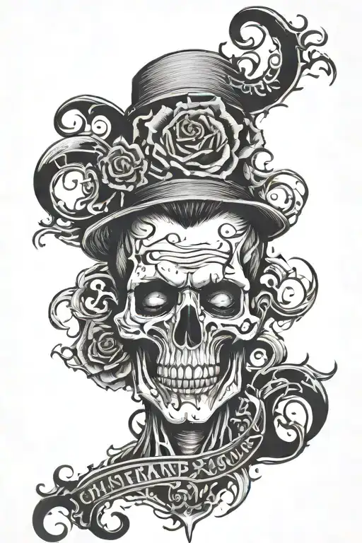 last name tattoo design idea