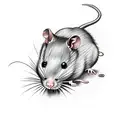 rat tattoo design idea