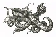 Snake tattoo design idea