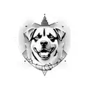 rottweiler  tattoo design idea