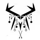taurus constellation tattoo design idea