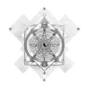 mace with chains  tattoo design idea