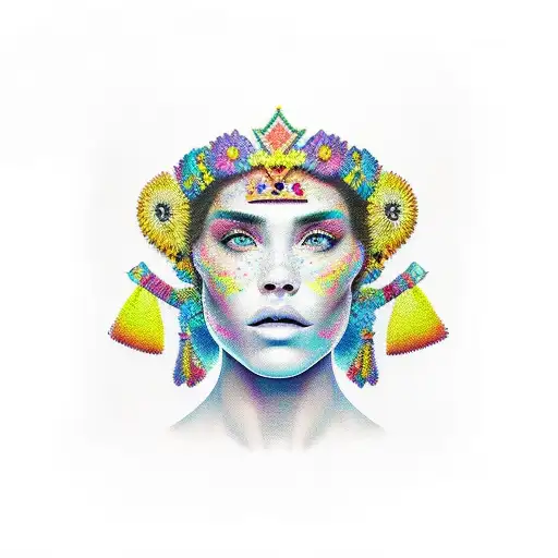 el rostro del sombrerero loco de Alicia en ell pais de las maravillas tattoo design idea