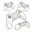 gamer tattoo design idea