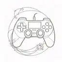gamer tattoo design idea
