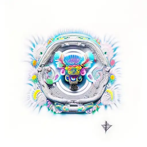 alebrije tattoo design idea