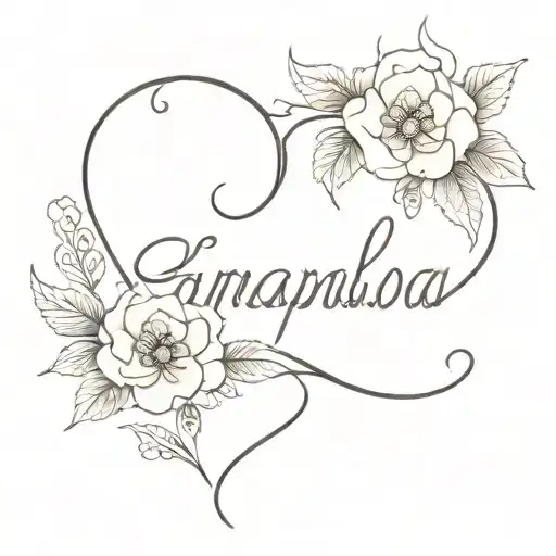 memorial tattoo for grandparents names both tattoo design idea