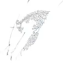 henna design tattoo design idea