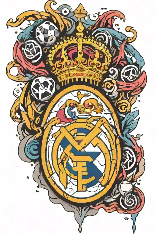 Real Madrid tattoo design idea