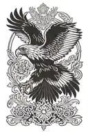 Albanian Eagle skenderberg tattoo design idea