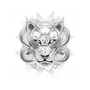 leo zodiac with the date of 28th August 2003 tattoo design idea