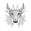galgo español tattoo design idea