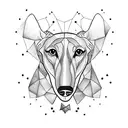 galgo español tattoo design idea