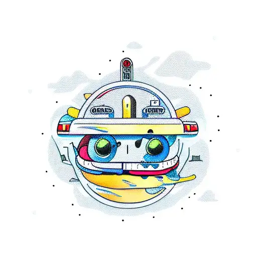 submarine sandwich tattoo design idea