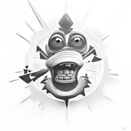 crash bandicoot tattoo design idea