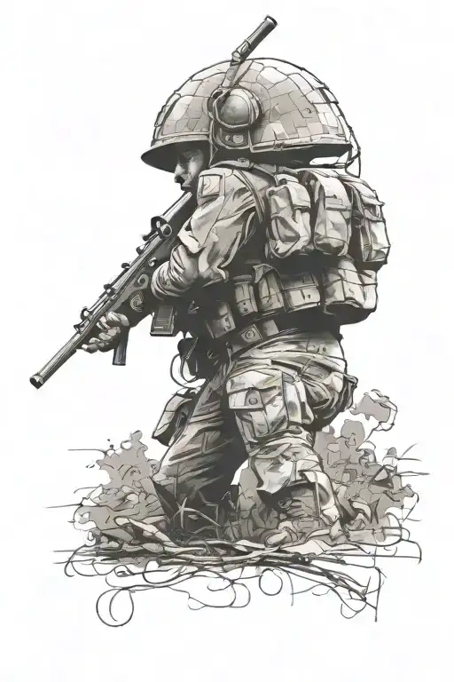 Rangers fc world war one side tattoo design idea