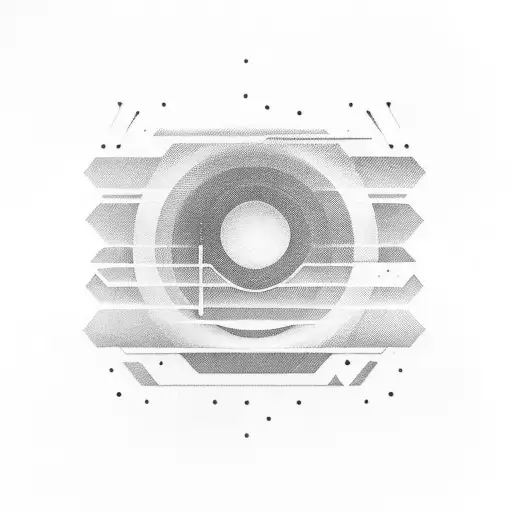 sound wave equalizer tattoo design idea