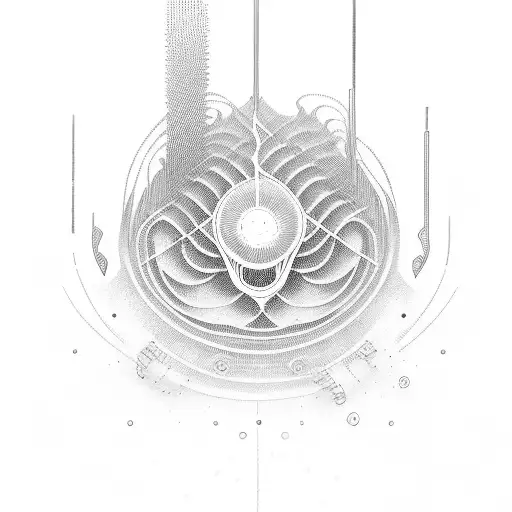 sound wave equalizer tattoo design idea