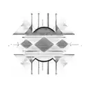 sound wave equalizer tattoo design idea