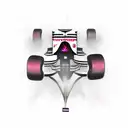 F1 car tattoo design idea