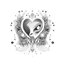 stop crying your heart out tattoo design idea