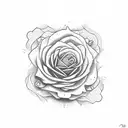 Chicano eye with dollar rose and text tattoo design idea