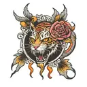 Fear is temporary, sorrow is permanent tattoo design idea