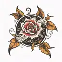 Fear is temporary, sorrow is permanent tattoo design idea