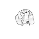 a beagle tattoo design idea