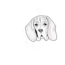 a beagle tattoo design idea