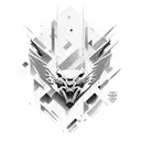 electric guitar  tattoo design idea